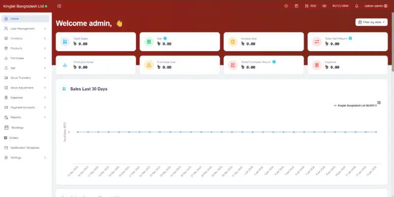 Kinglet Bangladesh ERP